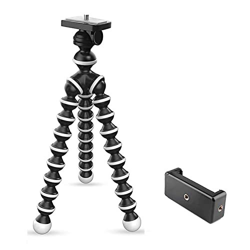 Tygot Gorilla Tripod/Mini 33 cm (13 Inch) Tripod for Mobile Phone with Phone Mount | Flexible Gorilla Stand for DSLR & Action Cameras