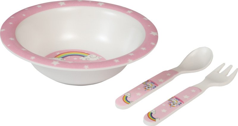 Miss & Chief by Flipkart Baby Feeding Utensil Set with Bowl  – Melamine(Multicolor)