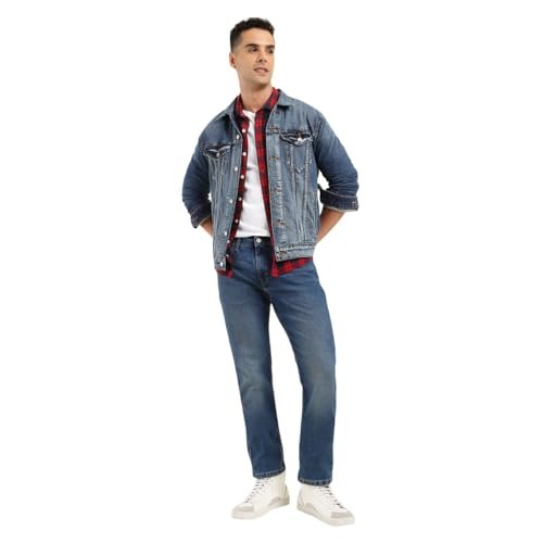 Levi’s Men’s 511 Slim Fit Mid Rise Jeans Navy, 38