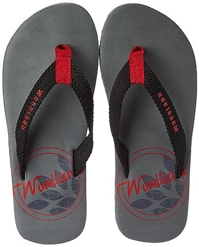Woodland mens FF 3926021 Lgrey Flip-Flop – 9 UK (43 EU)(FF 3926021)