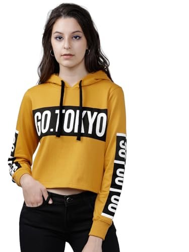 Tokyo Talkies Women Crop Fit TTSS000422 Mustard M