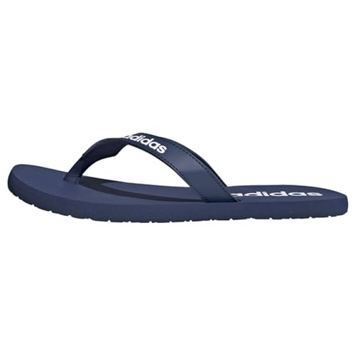adidas mens EEZAY FLIP FLOP TECIND/FTWWHT/TECIND Slide Sandal – 8 UK (EG2041)