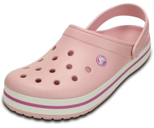Crocs Unisex Adult Crocband Clog 11016-6MB Pearl Pink/Wild Orchid M10W12