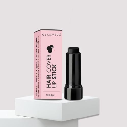 Glamveda Hair Touch-Up | Instant Hair Colour Stick | Natural Hairline, Root Touch Up Helps Cover Grey Root | Highly Pigmented, Fuller & Denser Look | Long-Lasting Matte Finish Pack of 1