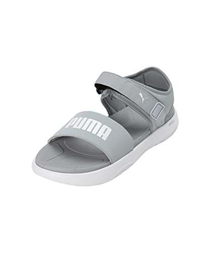 PUMA | SOFTRIDE Seave Sandals | Cool Mid Gray-White | 8UK