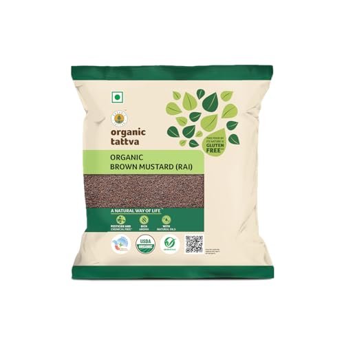 Organic Tattva Spices – Brown Mustard, 200g(100g x Pack of 2)