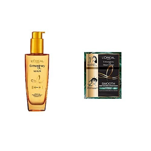 L’Oreal Paris Extraordinary Oil Serum 100ml with Steam Mask 20ml + 40g