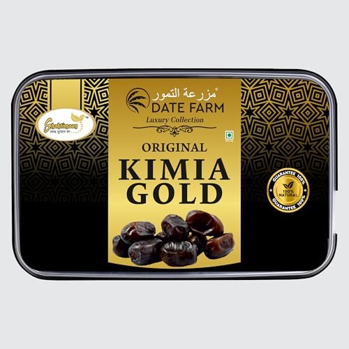 DATE FARM Kimia Dates Wet, Original Kimia, 100% Natural, Arabian Dates, Khajur, Boosts Immunity, No Added Sugar, Gluten-Free,Fresh,500 Gram