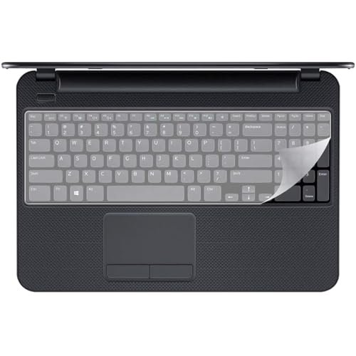 Gizga Essentials Universal 14.1 Inch Laptop Keyboard Protector Skin| Transparent Silicone Laptop Keyboard Cover|Flexible Spill-Resistant Dustproof Keyguard for HP Dell Lenovo Acer ASUS Toshiba