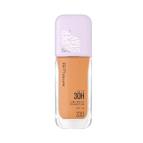 Maybelline New York Super Stay Lumi-Matte Liquid Foundation – 330, Up To 30H Long Wear, Water & Transfer Proof. SuperStay Lumi-Matte Liquid Foundation comes with Non-comedogenic & Vegan Formula | 35ml