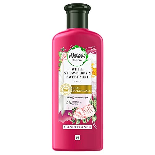 Herbal Essences White Strawberry & Sweet Mint CONDITIONER- For Cleansing and Volume – No Paraben, No Colorants, 240 ML