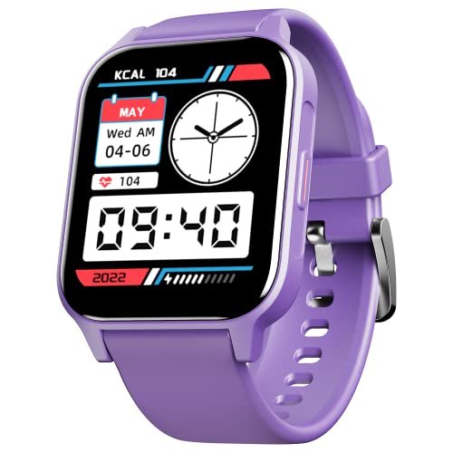 Boat Xtend Call Plus Smart Watch w/ 1.91″ HD Display, Advanced BT Calling, Coins, ENx Tech, HR & SpO2, English & Hindi Languages, Multiple Watch Faces,100+Sports Modes(Deep Purple)