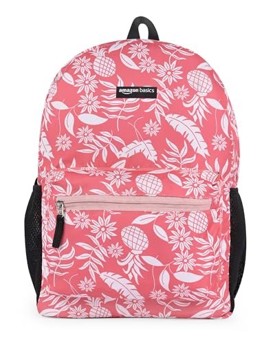 amazon basics Durable Lightweight 2 Compartment 15 L Backpack (Multicolour Print) | Comfortable & Stylish Design | Organized Storage with Multiple Compartments | Ideal for School, College & Travel
