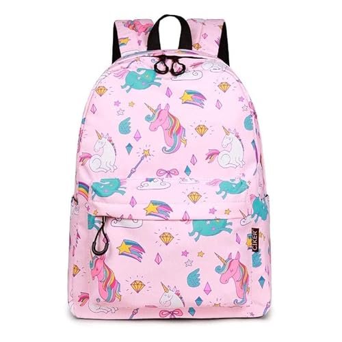ShortWell- Medium Kids Backpack Waterproof Backpack, Girls & Women Stylish Trendy College, School & College Bag (PINK)