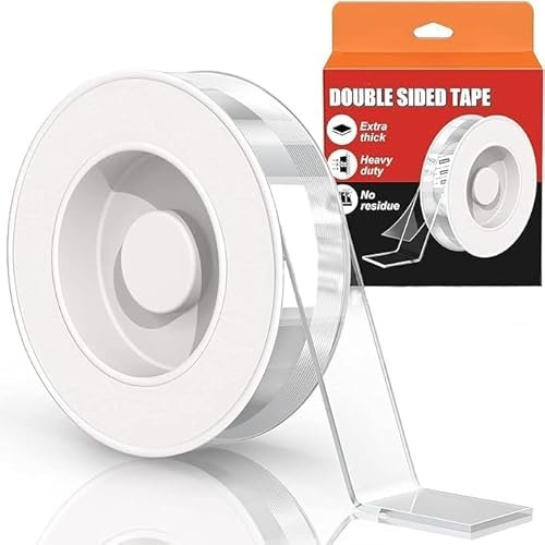 Copelle Double Sided Tape, 3 Meter Removable and Washable Grip Mounting Tape, for Home Office Car Decoration, Fixing Carpets (Pack of 1)