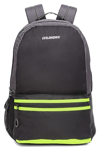 WildHorn 30.7L Water Resistant Office Laptop Bag/Backpack for Men/Women I Travel/Business/College Bookbags Fit 15.6 Inch Laptop