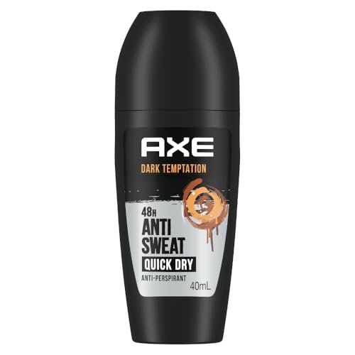 AXE Dark Temptation | Anti-Perspirant Roll On for Men | 48H Anti-Sweat Protection | Quick Dry | 40 ML