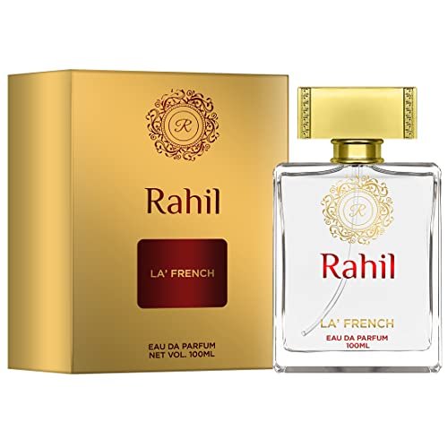 La French Oud Perfume 100ml Unisex Perfume for Men & Women, Eau De Parfum, Premium Arabic & French Long-Lasting Fragrance Scent, Best Date Night Fragrance for Men, Best Gift for Men and Women (Rahil)