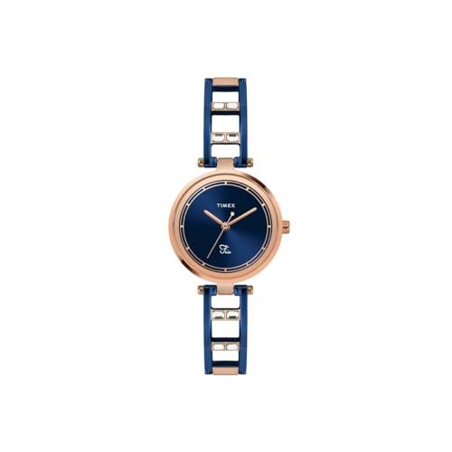 TIMEX Fria Round 30mm Blue Dial Analog Women Watch – TWEL15303