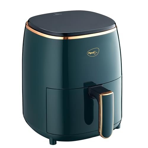Pigeon Healthifry Digital Air Fryer, 360° High Speed Air Circulation Technology 1200 W with Non-Stick 4.2 L Basket