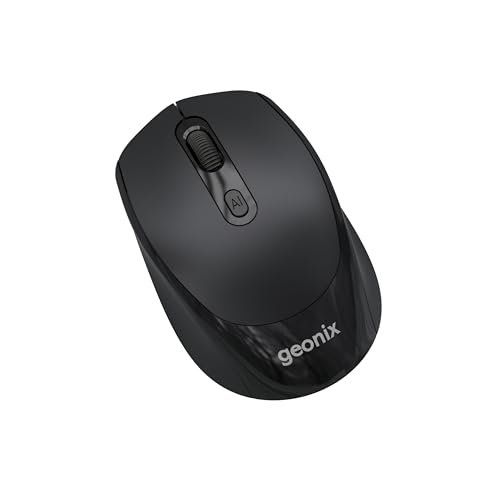 Geonix Nimbus 03 Optical Wireless Mouse, Range 10m, 4 Buttons; 2.4GHz Nano Receiver, 3 DPI Modes, 2*AA Cell, Optical Orientation, Plug & Play