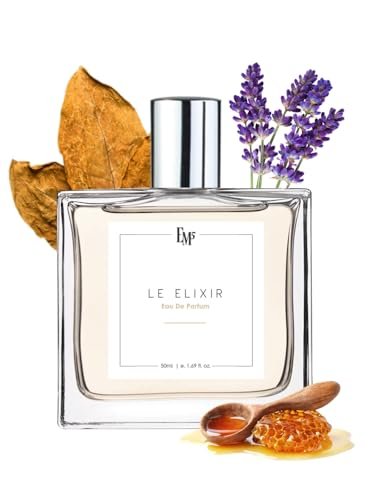EM5 Le Elixir Perfume for Men | Vanilla Amber Tobacco Fresh Spicy Fragrance | 50 ml Eau de Parfum Spray | Luxury Gift for Him