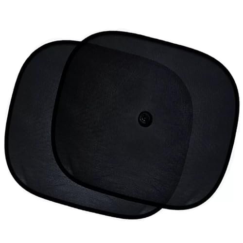Caraxia Car Side Windows Universal Fit for Car Sun Shade (Black) (Pack of 2)