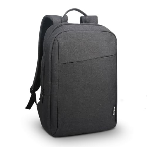 Lenovo 15.6″ Casual Backpack B210, Durable and Water- Repellent Fabric, School & Office Use, Padded Laptop Compartment, Adjustable Shoulder Straps,1 Year Warranty, Black