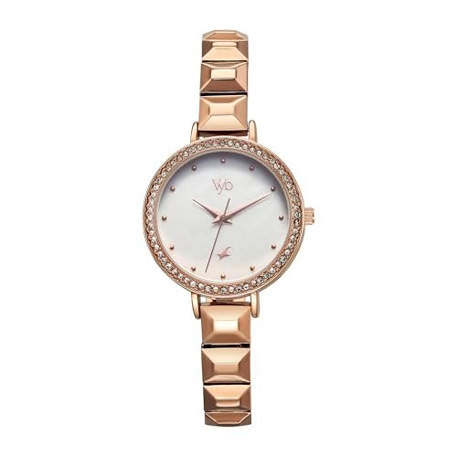 Fastrack Analog Mother of Pearl Dial Women’s Watch-FV60050WM01W