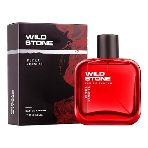 Wild Stone Ultra Sensual Perfume Spray for Men, 100ml, A Sensory Treat for Casual Encounters, Aromatic Blend of Masculine Fragrances