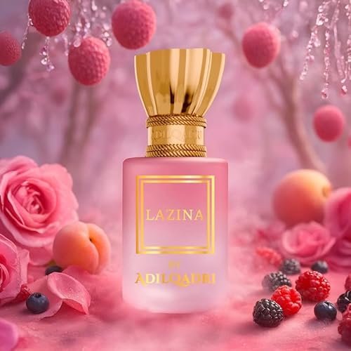 Adilqadri Lazina Attar Roll-On for Men & Women | Non-Alcoholic Long-Lasting Fragrance | Mango, Floral, Woody, Amber, Musk & Vanilla Notes | Premium Attar Perfume | 5.5ML Pack