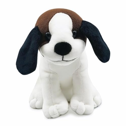 GOLDENHUB TOYS Polyester Teddy Puppy Dog 20 Cm Cute, Plush/Soft Toy for Boys, Girls and Kids, Super-Soft, Safe, Great Birthday Gift (20 Cm_Cream/Coffee)