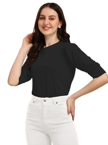 Wedani Women’s Solid Regular Fit Top
