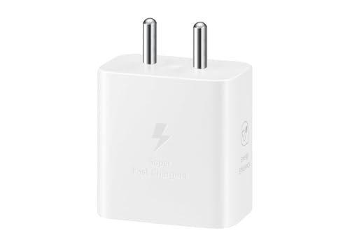 KARWAN 45W Super Fast Charger Adapter [2Yrs Warranty] Compatible with Samsung Galaxy S/A/M/F/Z Series,S26/S25/S24/S23/S22/S21/Fe/Plus/Edge/Ultra/Flip/Fold & More,45w USB-C BIS Certified Wall Charger