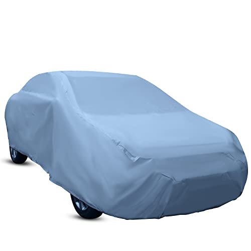 Amazon Brand – Solimo Small Sedan Car Cover, Grey (New Dzire, Xcent, Indigo, Tata Tigor, Logan, Cedia, etc.)