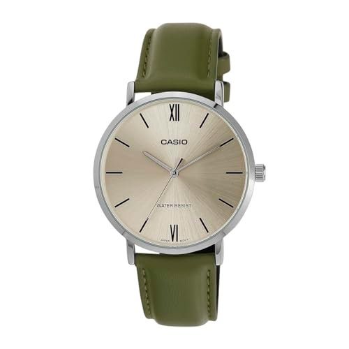 Casio Enticer Men Analog Green Dial Men MTP-VT01L-3BUDF (A2320)