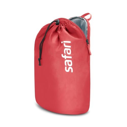 Safari 15 Litre Casual/School/College Standard 2 Compartment Backpack – Cherry Red Small