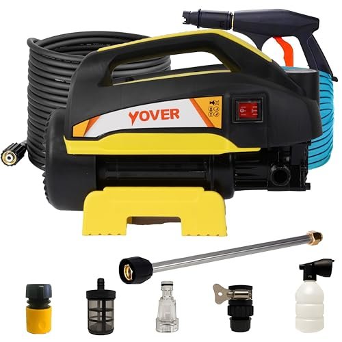 IBELL YO2400 High Pressure Washer, 2400W Induction Motor, 170 Bar Car Washer High Pressure Gun, 11 L/Min Flow, 8M Hose, Portable Pressure Washer for Car, Bike, Home & Outdoor Cleaning
