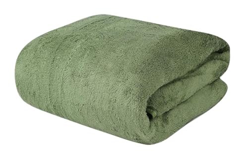 MAXOSHINE Microfiber Towels for Bath Large Size-Super Soft Coral Fleece Bathing Towel with Hook Quick Dry Super Absorbent-Bath Towel for Men and Women-70×140 cm, 350 GSM, Pack of 1