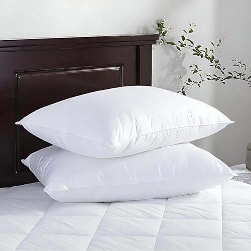 Microfiber Extra Soft White Pillows | Pillows for Sleeping White – Set of 2 (Size – 16×24 Inches Or 40×60 cm) – Pillow Pack of 2