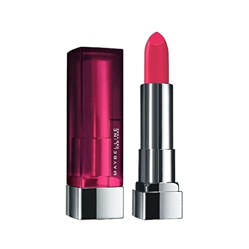 Maybelline New York Color Sensational Creamy Matte Lipstick lasts up to 12 Hours, Hydrate Lips, Rich Creamy Lipstick with Shea Butter, Available in 42 Shades – 630 Flaming Fuchsia, 3.9g