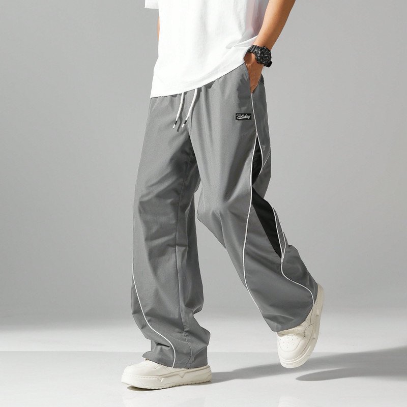 POSHAX Solid Men Grey Track Pants