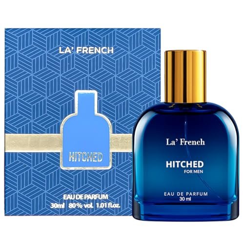 La French Hitched Perfume for Men, Long-Lasting Luxury Fragrance, Ideal Birthday Gift For Men,Best Men’s Perfume with All-Day Scent, luxury perfume for Men, Travel-Friendly Perfume (30ML)