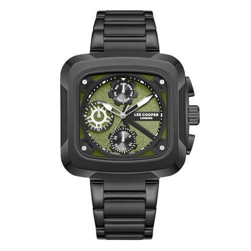 Lee Cooper Multifunction Gun Square Dial Men’s Watch – LC08013.070
