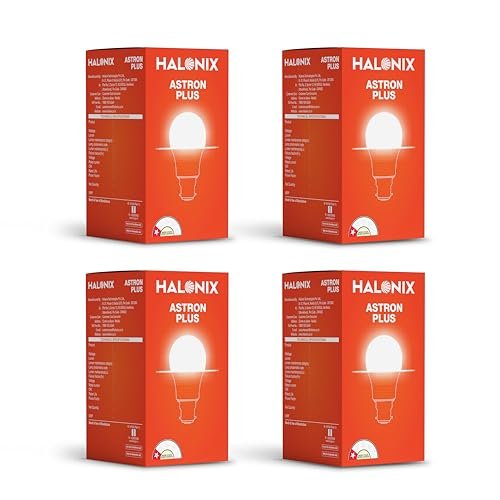 Halonix B22 10-Watt LED ASTRON Plus (Pack of 4, White)