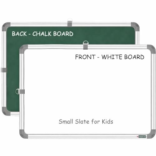 YAJNAS 41×30 CM (WxH) Non Magnetic Drywipe Whiteboard/Lapboard Small Slate