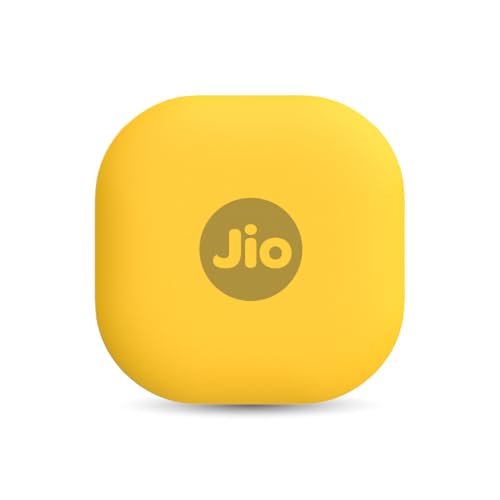 JioTag Go |India’s First Android Tag | Google Find My Device Item Finder| Worldwide Tracking for Keys, Wallets, Luggage, Gadgets and More|1+1 Year Battery|No SIM Needed|BT 5.3|for Android Only