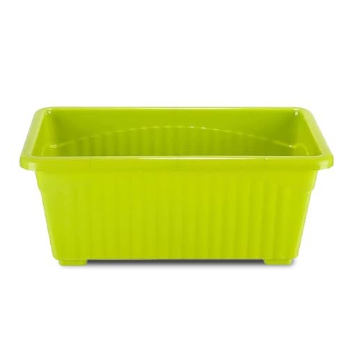 Kraft Seeds by 10CLUB 14inch Window Planters/ pots for plants, flower pot plant pots planters plastic pots for plants, plant pots for home décor flower pots for garden (Pack of of 1, Green)
