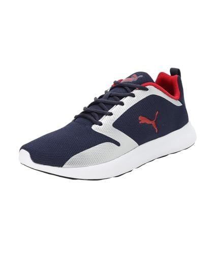 Puma Men Feet Rodeo X2 IDP Peacoat-High Risk Red-Silver SHOES 37364103 9UK