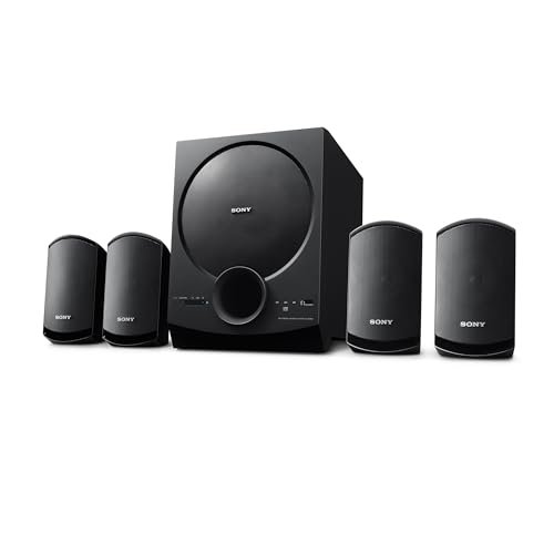 Sony SA-D40M2 All in One 4.1ch Home Theatre System with 100W Power Output and Powerful Subwoofer – Black (Model no.YY2090C)